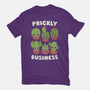 It's Prickly Business-womens fitted tee-Weird & Punderful
