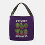 It's Prickly Business-none adjustable tote bag-Weird & Punderful