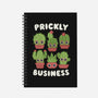 It's Prickly Business-none dot grid notebook-Weird & Punderful