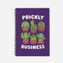 It's Prickly Business-none dot grid notebook-Weird & Punderful