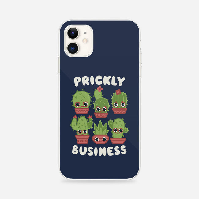 It's Prickly Business-iphone snap phone case-Weird & Punderful