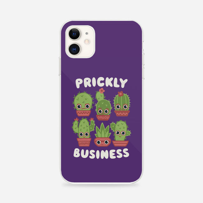 It's Prickly Business-iphone snap phone case-Weird & Punderful