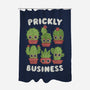 It's Prickly Business-none polyester shower curtain-Weird & Punderful