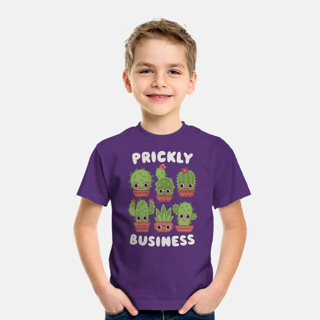 It's Prickly Business-youth basic tee-Weird & Punderful