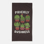 It's Prickly Business-none beach towel-Weird & Punderful