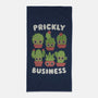 It's Prickly Business-none beach towel-Weird & Punderful