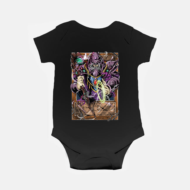 The Dark Magician-baby basic onesie-Guilherme magno de oliveira