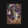 The Dark Magician-none removable cover w insert throw pillow-Guilherme magno de oliveira