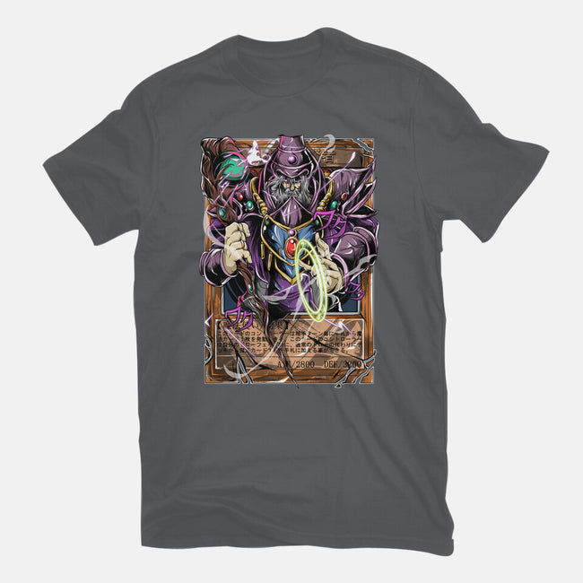 The Dark Magician-mens basic tee-Guilherme magno de oliveira