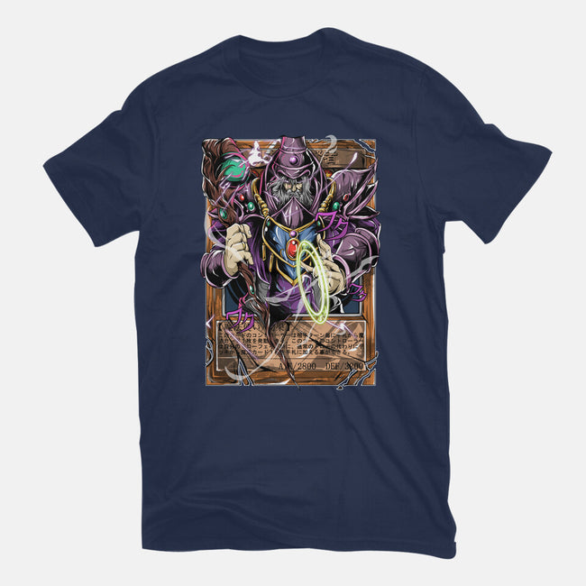 The Dark Magician-mens basic tee-Guilherme magno de oliveira