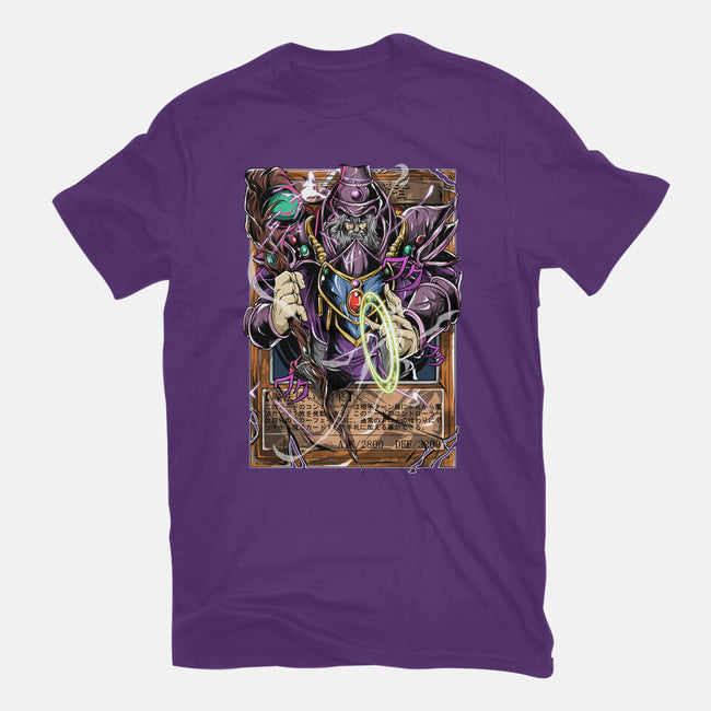 The Dark Magician-mens basic tee-Guilherme magno de oliveira