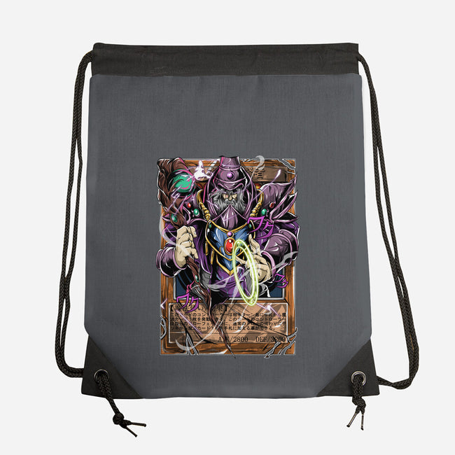 The Dark Magician-none drawstring bag-Guilherme magno de oliveira
