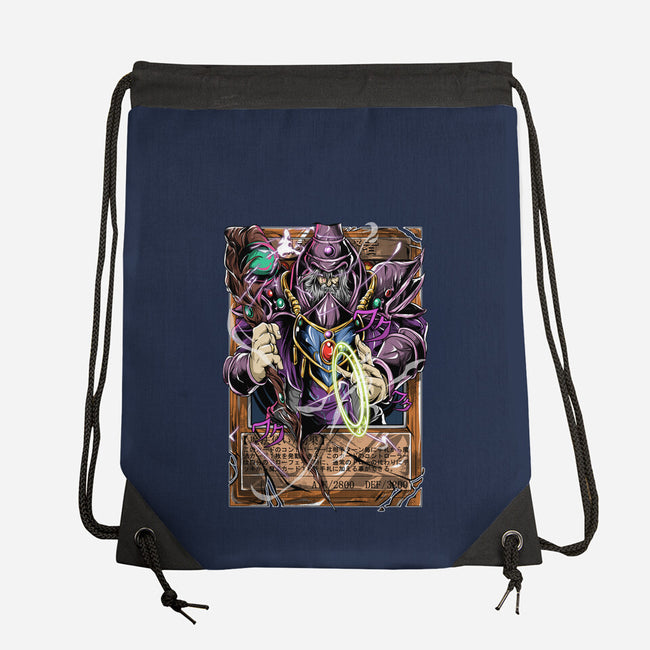 The Dark Magician-none drawstring bag-Guilherme magno de oliveira