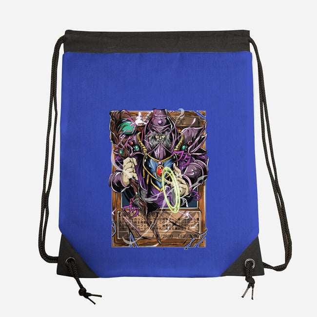 The Dark Magician-none drawstring bag-Guilherme magno de oliveira