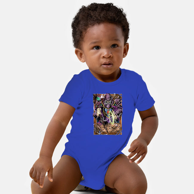 The Dark Magician-baby basic onesie-Guilherme magno de oliveira