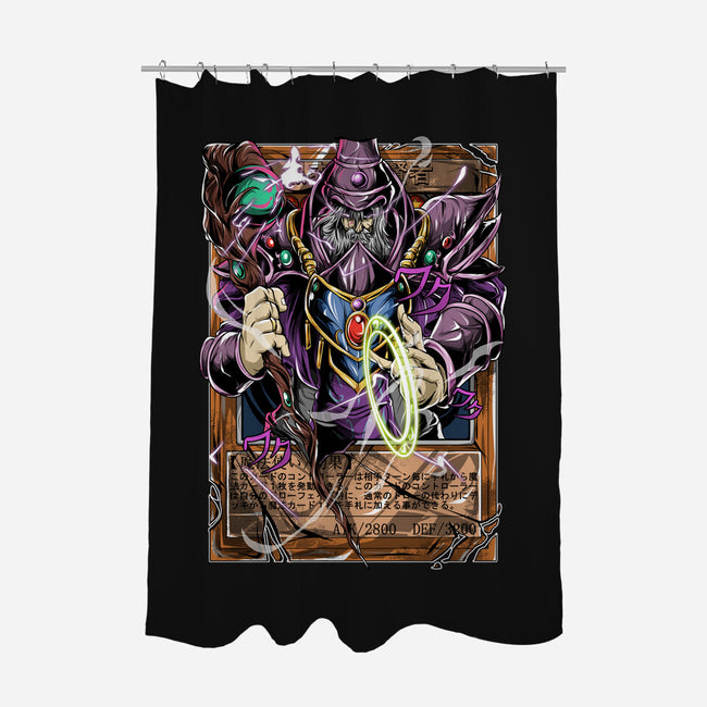 The Dark Magician-none polyester shower curtain-Guilherme magno de oliveira