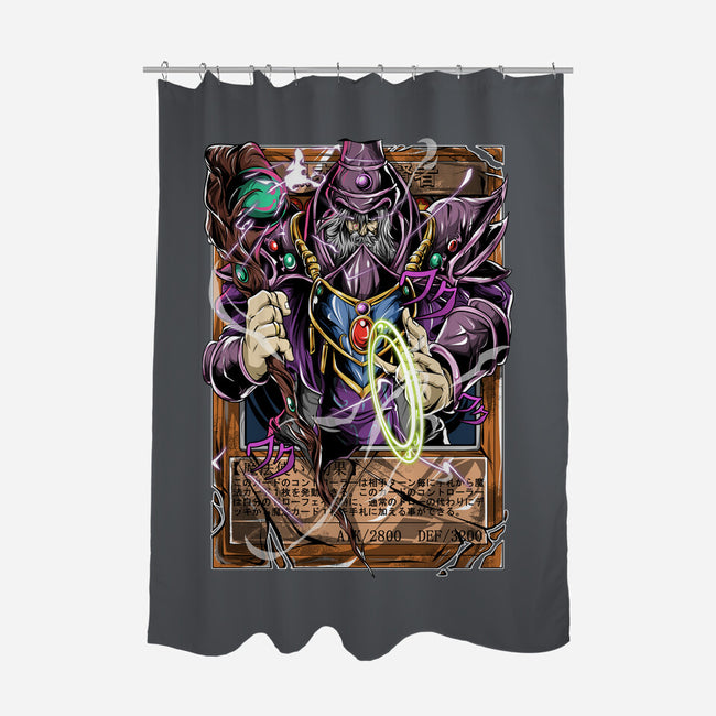 The Dark Magician-none polyester shower curtain-Guilherme magno de oliveira