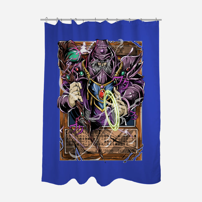 The Dark Magician-none polyester shower curtain-Guilherme magno de oliveira