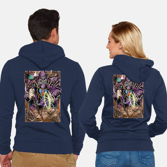 The Dark Magician-unisex zip-up sweatshirt-Guilherme magno de oliveira