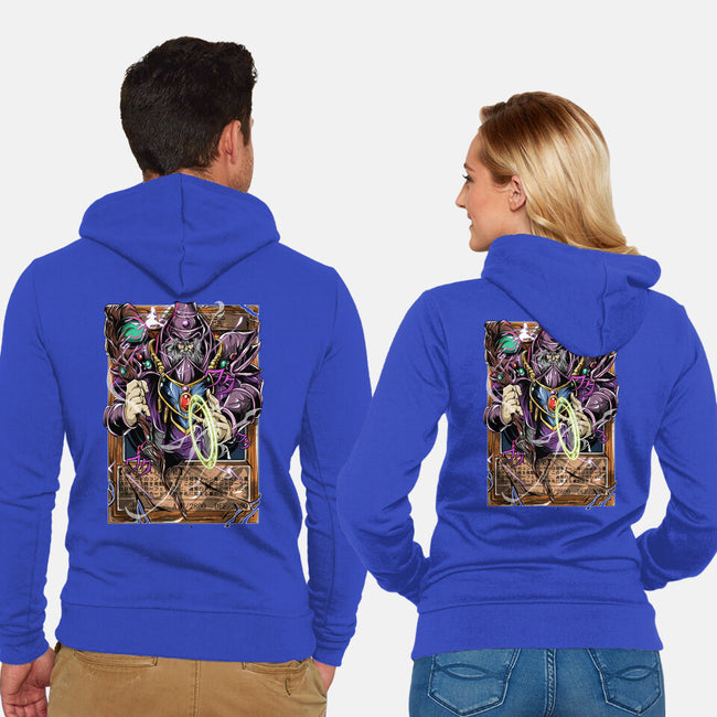 The Dark Magician-unisex zip-up sweatshirt-Guilherme magno de oliveira