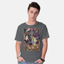 The Dark Magician-mens basic tee-Guilherme magno de oliveira