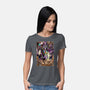 The Dark Magician-womens basic tee-Guilherme magno de oliveira