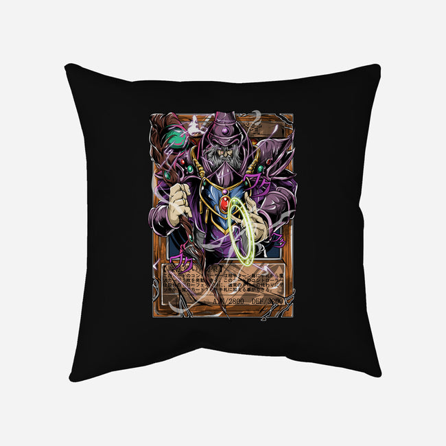 The Dark Magician-none removable cover throw pillow-Guilherme magno de oliveira