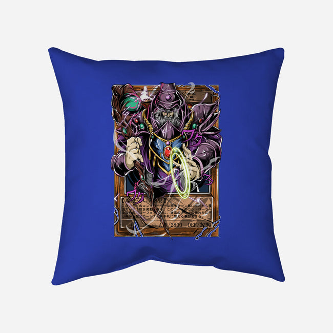 The Dark Magician-none removable cover throw pillow-Guilherme magno de oliveira