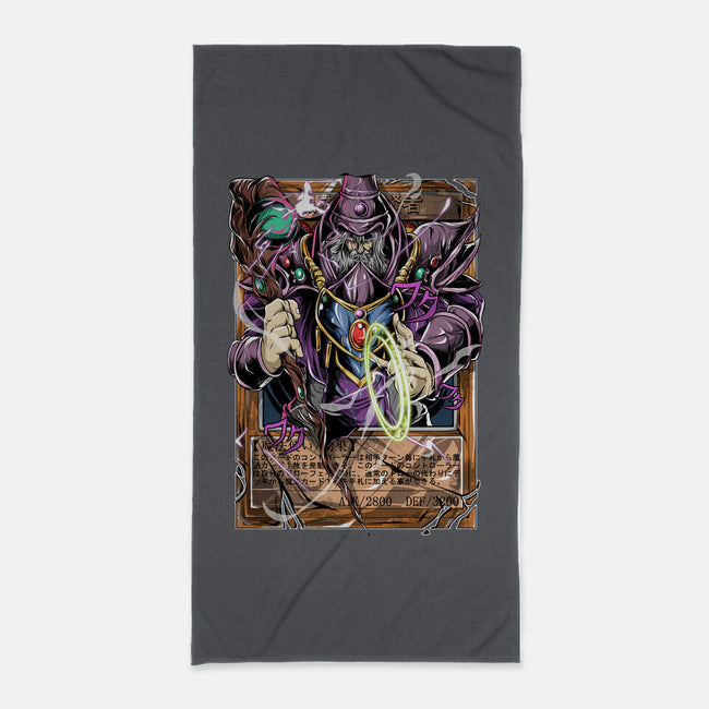 The Dark Magician-none beach towel-Guilherme magno de oliveira