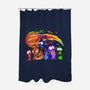 Nerdluck Games-none polyester shower curtain-Millersshoryotombo