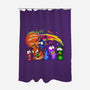 Nerdluck Games-none polyester shower curtain-Millersshoryotombo