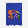 Nerdluck Games-none polyester shower curtain-Millersshoryotombo