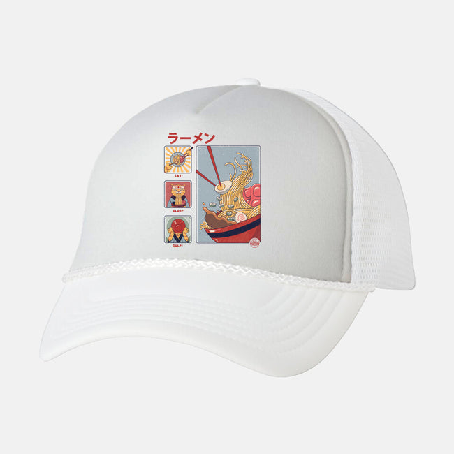 How To Eat Ramen-unisex trucker hat-vp021