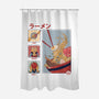 How To Eat Ramen-none polyester shower curtain-vp021