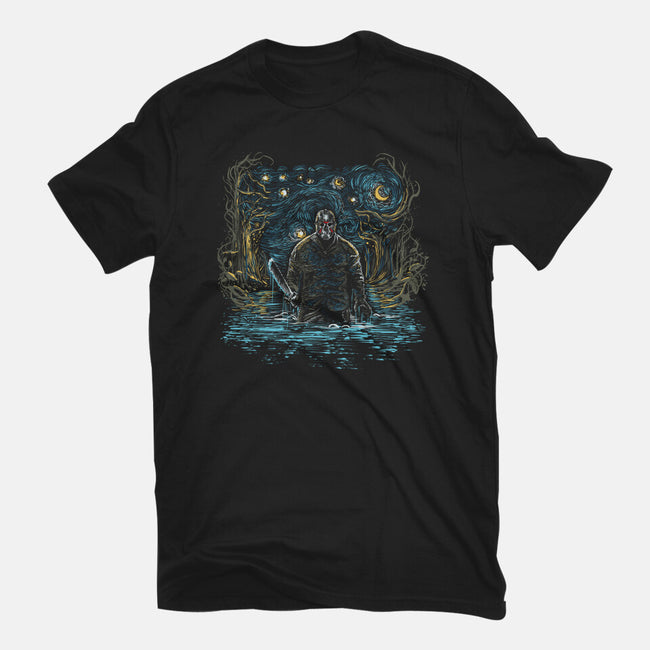 Starry Camp-womens fitted tee-zascanauta