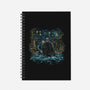 Starry Camp-none dot grid notebook-zascanauta
