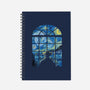 Window In The Starry Night-none dot grid notebook-fanfabio