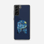Window In The Starry Night-samsung snap phone case-fanfabio