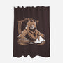 Bearface-none polyester shower curtain-estudiofitas
