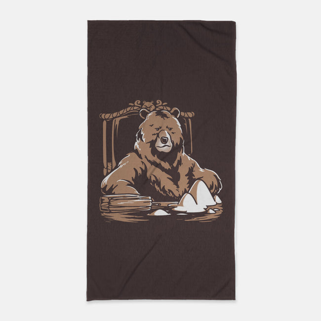 Bearface-none beach towel-estudiofitas