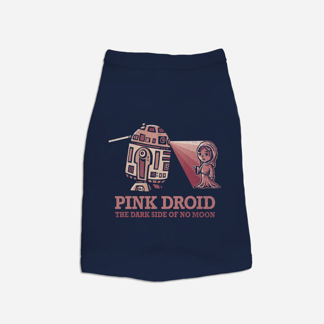 Pink Droid-dog basic pet tank-kg07