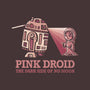 Pink Droid-none removable cover w insert throw pillow-kg07