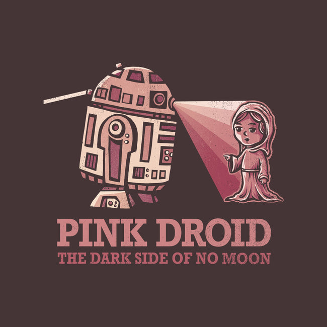 Pink Droid-none polyester shower curtain-kg07