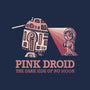 Pink Droid-none removable cover w insert throw pillow-kg07