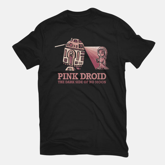 Pink Droid-womens fitted tee-kg07