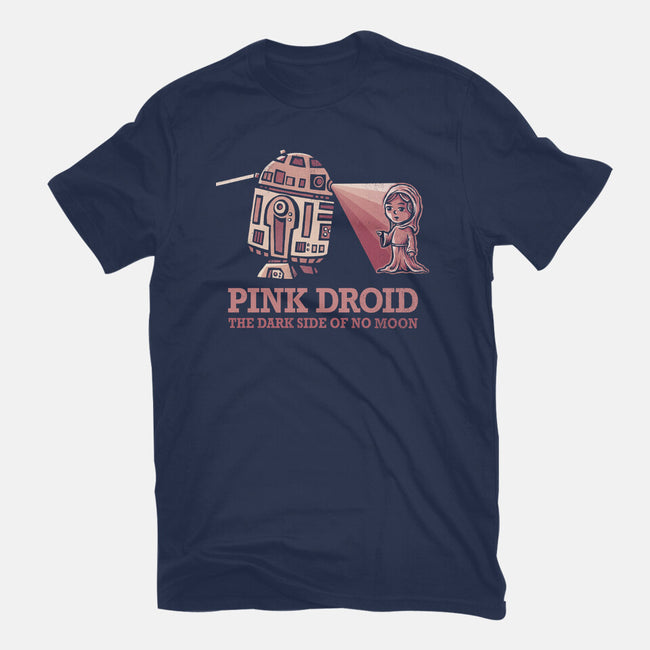 Pink Droid-womens fitted tee-kg07