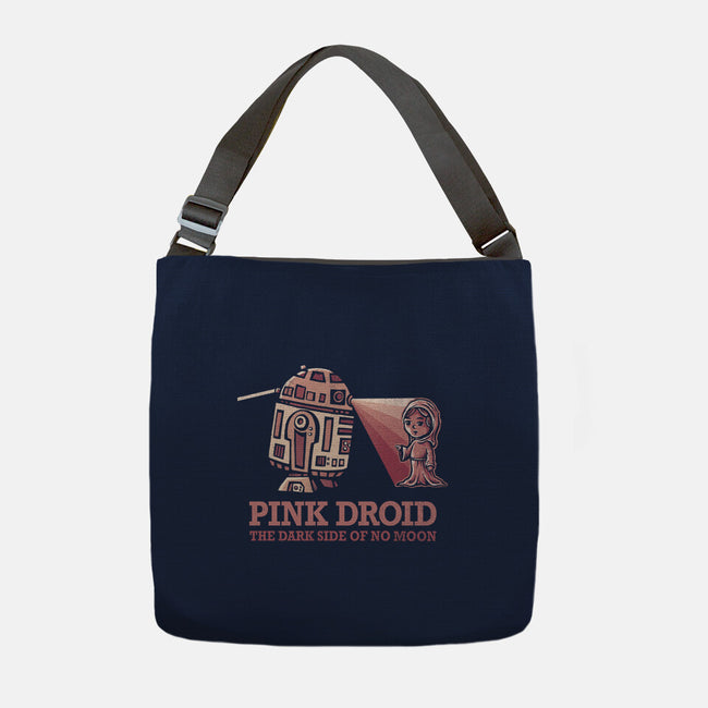 Pink Droid-none adjustable tote bag-kg07