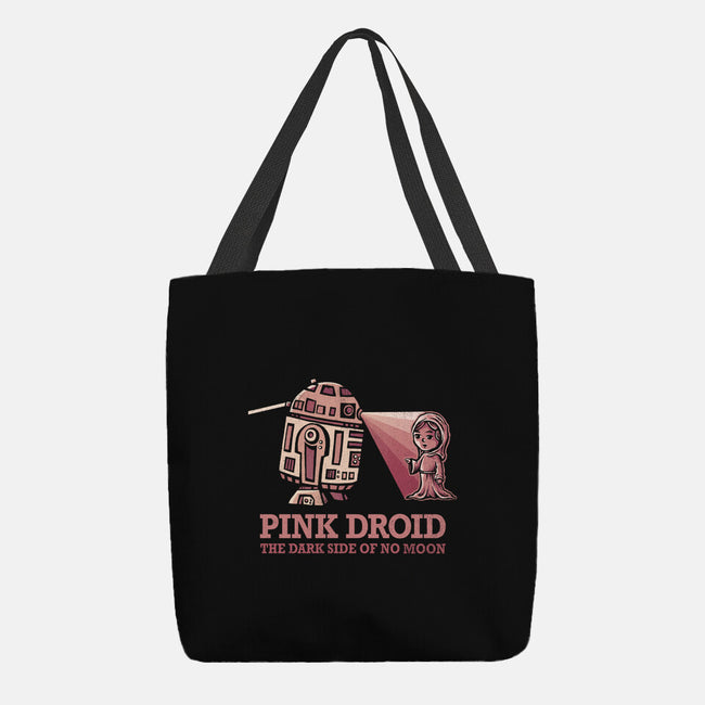 Pink Droid-none basic tote bag-kg07