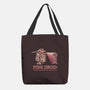 Pink Droid-none basic tote bag-kg07