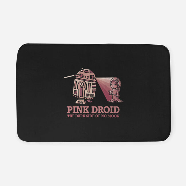 Pink Droid-none memory foam bath mat-kg07